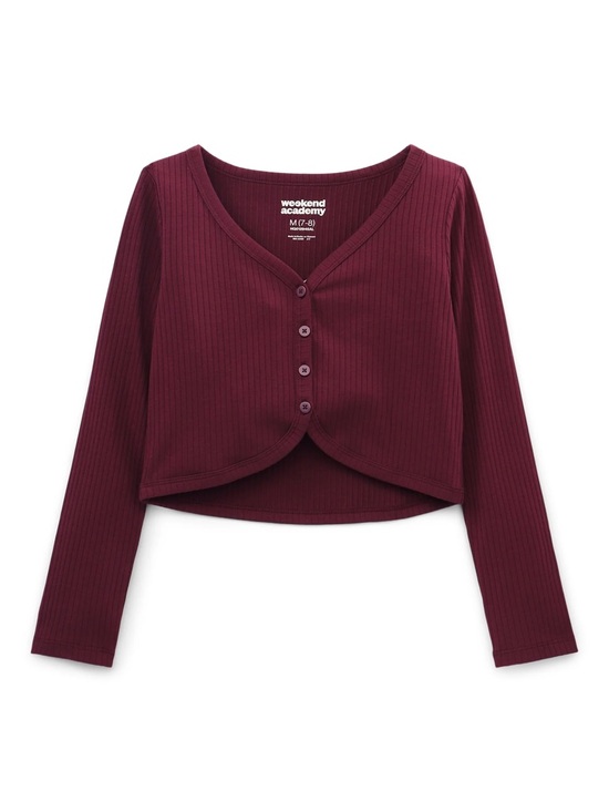 Weekend academy Other - Weekend Academy Girls Long Sleeve Ribbed Cardigan